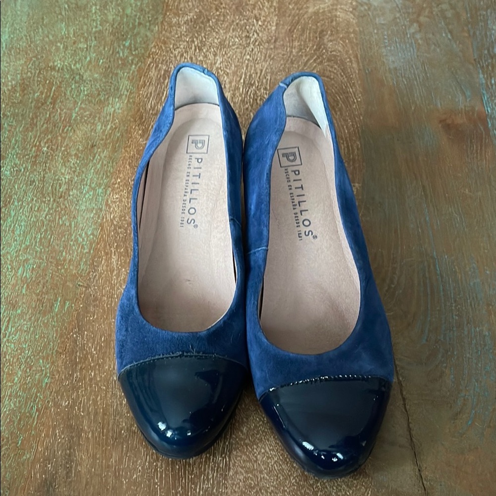 Women's Blue Suede Shoes